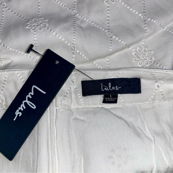 Lulus white eyelet skirt - Picture 7 of 7
